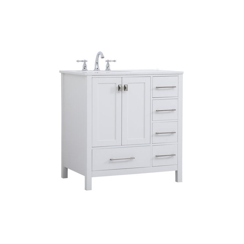 Andover Mills™ Broadview 32'' Single Bathroom Vanity with Engineered